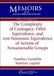 The American Mathematical Society Memoirs: The Complexity of Conjugacy, Orbit Equivalence, and Von Neumann Equivalence of Actions of Nonamenable Groups