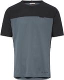 Heren VAUDE Kuro Shirt II Heren Fietsshirt Korte Mouw S Heron Uni Polyester/Elastaan