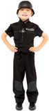 Amscan Kinderkostuum Politie Polyester Zwart 4-6 Jaar