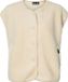 Pieces Gilet Pckatty Teddy Vest Bc 17162344 Birch Femme Taille - L