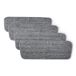 Amazon Basics Afwasbare Vervangende Dweilpads, voor Sproeidweilen voor Droge en Natte Vloeren, 4 Stuks, 42 x 14.1, Grijs