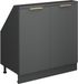 Vicco R-Line Meuble de cuisine pour mur oblique – 80 cm avec 2 portes Anthracite-or