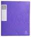 Exacompta - Cartobox Pressboard archiefdoos - 25 x 33 cm, A4, elastische banden, 60 mm rug, paars (10 stuks)