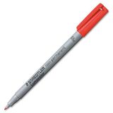 STAEDTLER Lumocolor F non-permanent rood