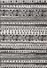 Safavieh Tribal Inspired Indoor Woven Area Rug, Mercer Collection, MRE415, in Ivoor & Houtskool, 122 X 183 cm