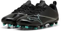 PUMA Jeugd ULTRA 7 PLAY FG/AG Voetbalschoenen Black-Intense Mint