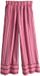 Next Dames Broek met wijde pijpen van gemengd linnen - Roze
