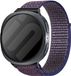 Strap-it Stoffen nylon bandje met klittenbandsluiting geschikt voor Samsung Galaxy Watch 9 (40/44mm) / Watch 8 (40/44mm) / 8 Classic (46mm) - indigo blauw