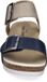 Josef Seibel Quinn 02 Dames Sandalen Ocean Kombi Leer Sleehak 38