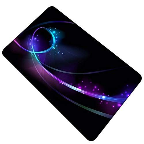 DHSBD Bloemenprint Grote Muismat Antislip Rubber Pc Computer Gaming Mousepad Xl Vergrendelbare Rand Muismat