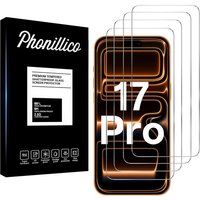 Phonillico® Gehard Glas voor iPhone 17 PRO [Pack 4]