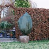 Nature 4x Plantenhoes tegen vorst met aantrekkoord groen H 1,5 meter x D 75 cm