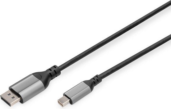Digitus DB-340106-020-S DisplayPort kabel 2 m Mini DisplayPort Zwart