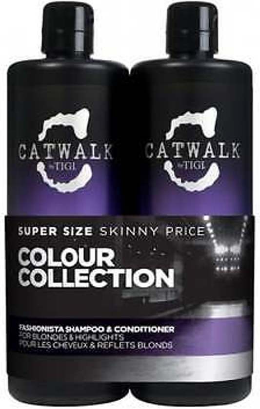 Tigi Catwalk Fashionista Violet shampoo 750ml + conditioner 750ml Tween