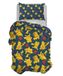 Pokemon, Beddengoedset voor eenpersoonsbed, 100% katoen, 155 x 200 cm, kussensloop 50 x 80 cm, officieel product, geen hoeslaken