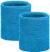 Merkloos / Sans marque Myrtle Beach Zweetbandjes - 10 stuks - Katoen - Lichtgrijs