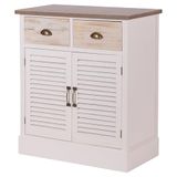 Galileo Granada Sibilla houten kast met 2 laden en 2 deuren 75 x 38 x 88 cm