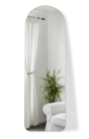 Umbra Hubba Arched Spiegel - Geelkoper - 51 x 157.5 cm