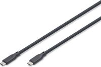 Digitus AK-300344-020-S USB-C-kabel USB 4.0 USB-C stekker 2.00 m Zwart (mat)