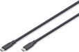 Digitus AK-300344-020-S USB-C-kabel USB 4.0 USB-C stekker 2.00 m Zwart (mat)