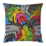 Bonamaison Federa, meerkleurig, 45x45