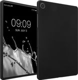 kwmobile Hoes geschikt voor Samsung Galaxy Tab A11+ / Plus - Siliconenhoes voor tablet in mat zwart - Tablet cover