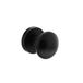 Intersteel KNOP OP ROZET NM MAT ZWART