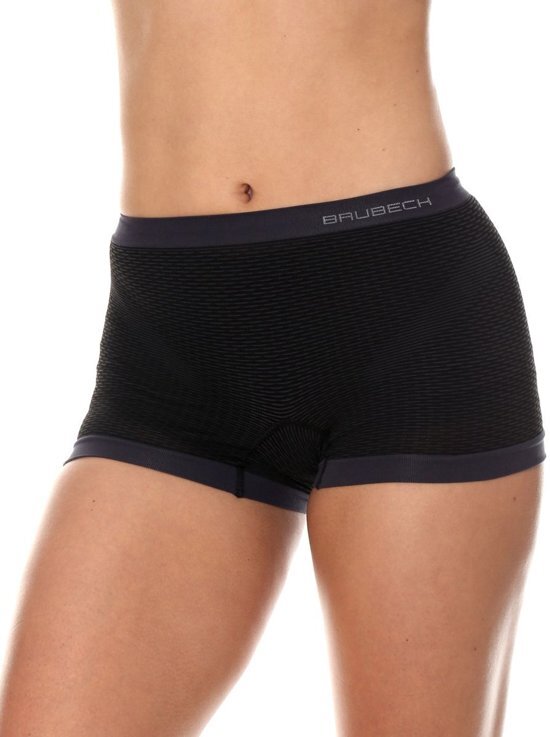 Brubeck Sportondergoed - Sportonderbroek Boxer met 3D Technology - Dames - Grafiet - M