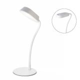 Ledvance LED Schreibtischlampe Panan Disk Metall Weiß 10W 750lm Click-CCT 3000K & 6500K Touchdimmer
