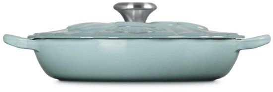 Le Creuset gietijzeren campagnard bloesem 26 cm / 2.2 liter - sea salt