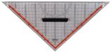Rumold Geodriehoek 1058 Transparant Lengte schijne zijde: 32.5 cm