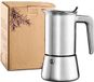Cafetière italienne en acier inoxydable 100% SANS ALUMINIUM Induction Gaz répartition optimale de la chaleur