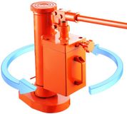 VEVOR Hydraulische Autokrik, 10T, 57cm, Oranje