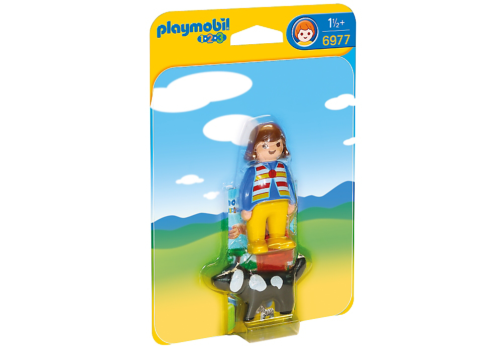 Playmobil Boer met koe