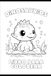 Dinosaurio: Libro para colorear