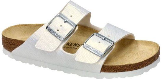 Birkenstock Arizona - Dames Slippers - Wit - Maat 37