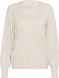 Kaffe KAregina O-neck Knit Dames Trui - Sand Dollar