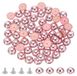 40 rivets ronds, 10 mm, ABS, plat, pour maroquinerie et sacs faits maison