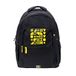 Grafoplás Schoolrugzak, Bits & Bobs Pop and Design, neongeel, drie vakken, voorvak, gevoerd laptopvak, versterkte basis, 33 x 46 x 22,5 cm, Zwart, L, Casual