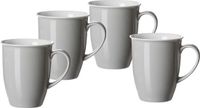 Ritzenhoff & Breker Kaffeebecher Doppio 320 ml Set van 4 grijs