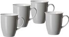 Ritzenhoff & Breker Kaffeebecher Doppio 320 ml Set van 4 grijs