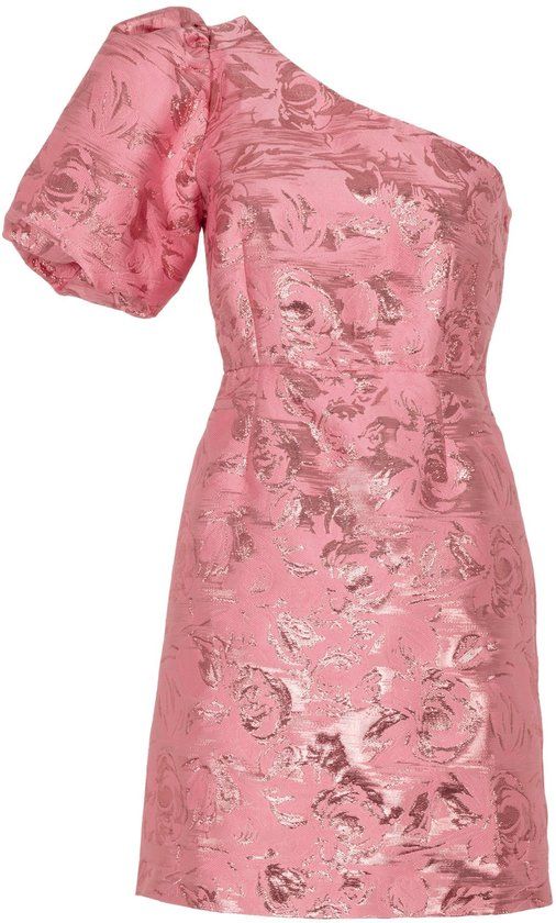 Freebird Dania Lurex Jurk Roze Maat S