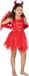 Wilbers Lucy Lucifer - Meisje Jurk Rood Polyester Kinderen