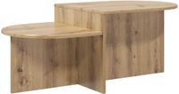 vidaXL Salontafel Artisanaal eiken 100 x 50 x 40 cm