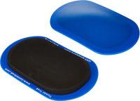 Tumbl Trak Glijglijders met comfortabele bovenkant, 1 paar (voor tapijtvloeren), blauw (klein paar), 22,9 cm
