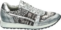 Floris van Bommel Sfw-10138 Suvi Sneakers - Leer - Dames - Zilverkleurig - Maat 42