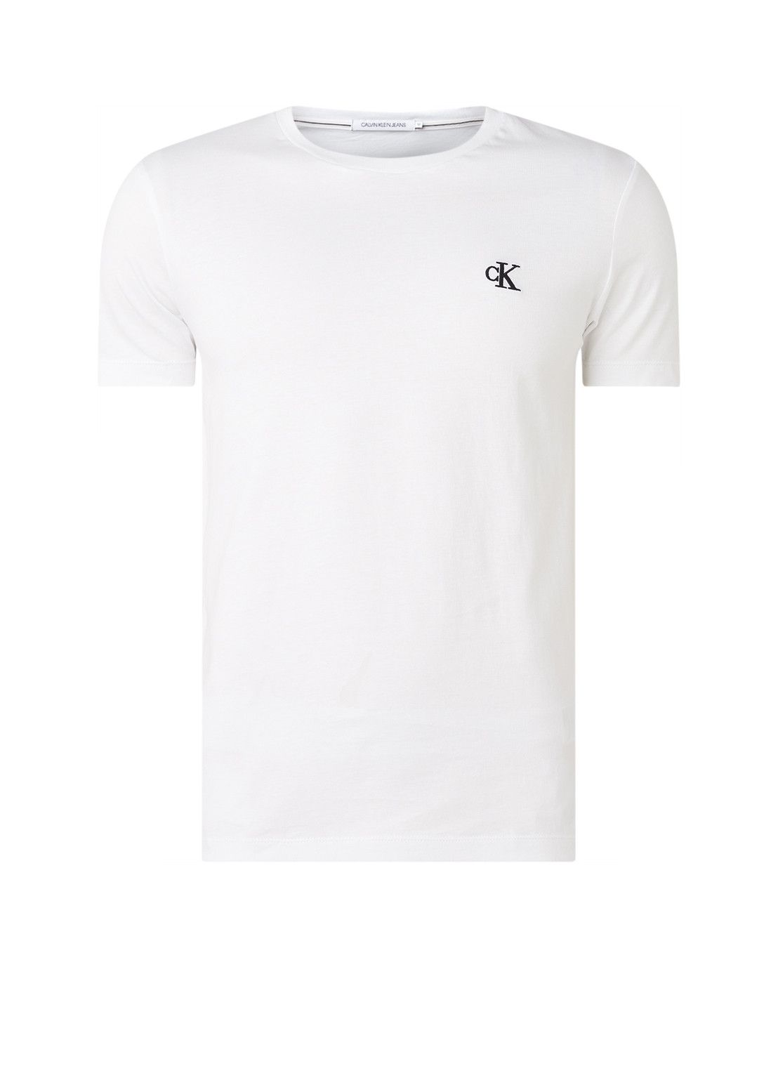 Calvin Klein Basic T-shirt met logoborduring - 8719852246482