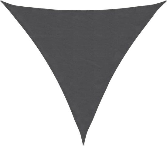 vidaXL Zonnescherm Driehoekig 6x6x6m Oxford Stof Antracietkleurig