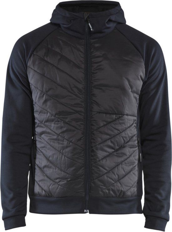 Blåkläder Hybride sweater 3463-2526 - Donker marineblauw/Zwart - XXXL