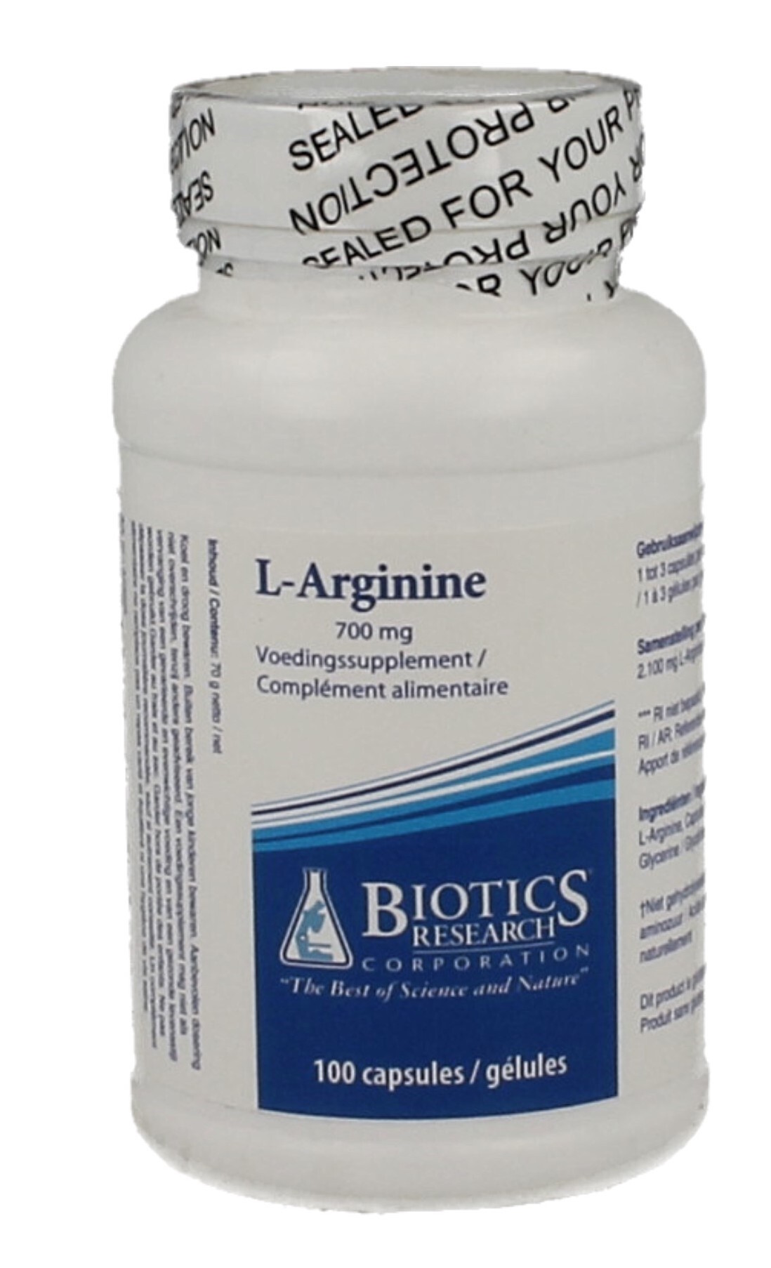 Biotics L-Arginine 700 mg Capsules